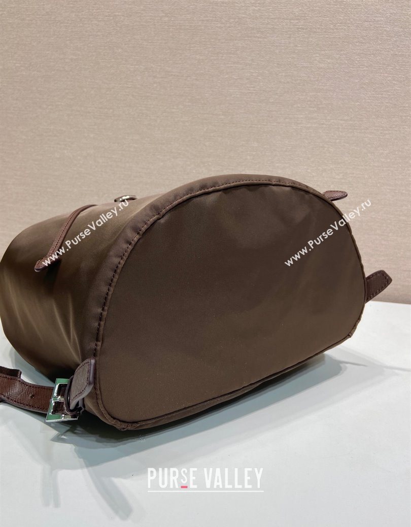 Prada Nylon backpack bag Burnt Brown 2025 1BZ0197 (YZ-251121135)