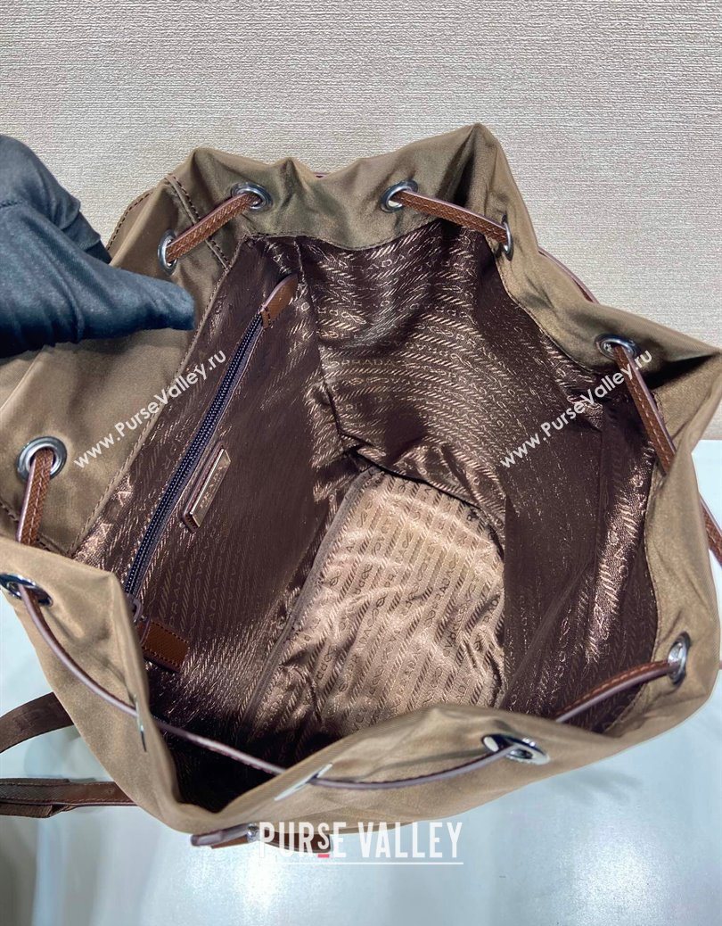 Prada Nylon backpack bag Burnt Brown 2025 1BZ0197 (YZ-251121135)