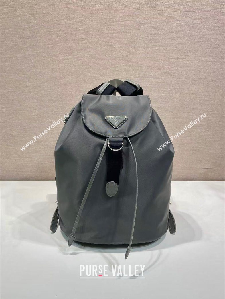 Prada Nylon backpack bag Grey 2025 1BZ0197 (YZ-251121136)