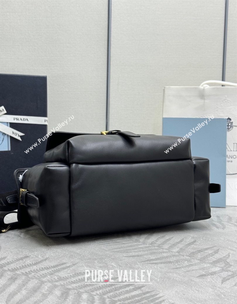 Prada Explore medium nappa leather tote bag Black 2025 1BG596 (YZ-251121092)