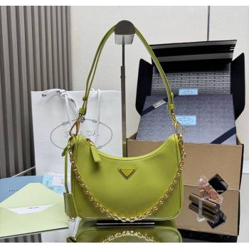 Prada Re-Edition Saffiano leather mini bag Green 2025 1BC204 (YZ-251121139)