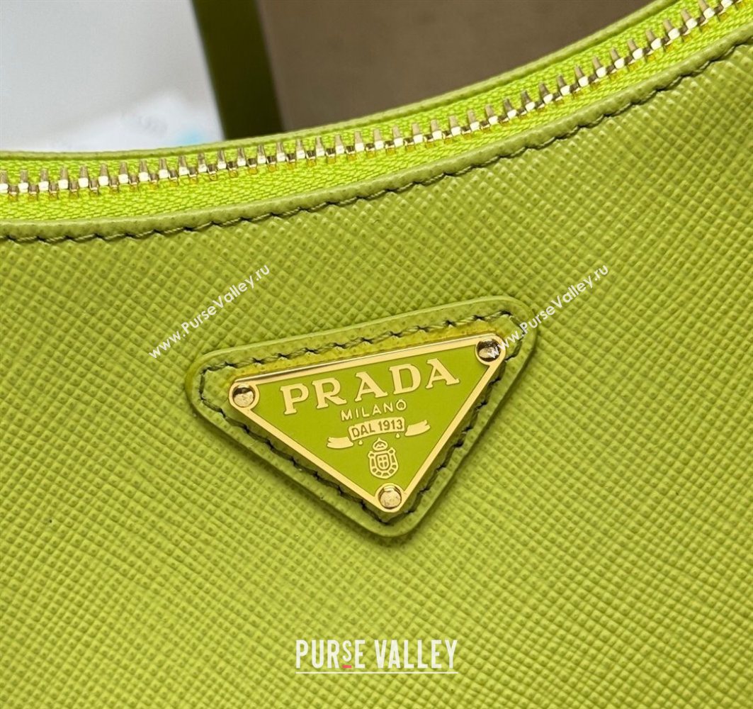 Prada Re-Edition Saffiano leather mini bag Green 2025 1BC204 (YZ-251121139)