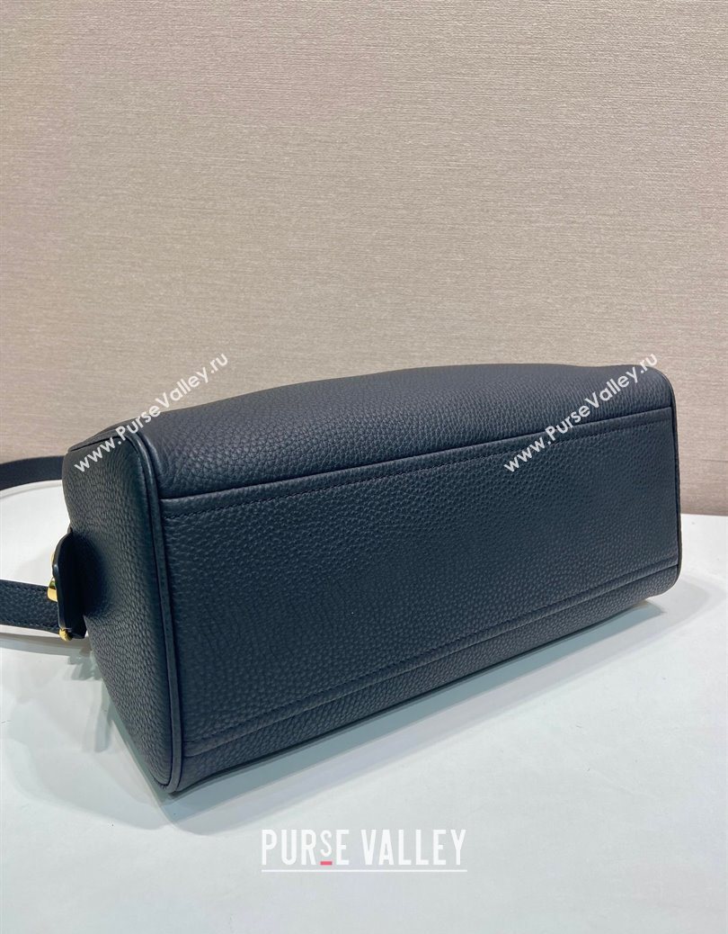 Prada Large leather top-handle bag Black 2025 1BB148 (YZ-251121144)