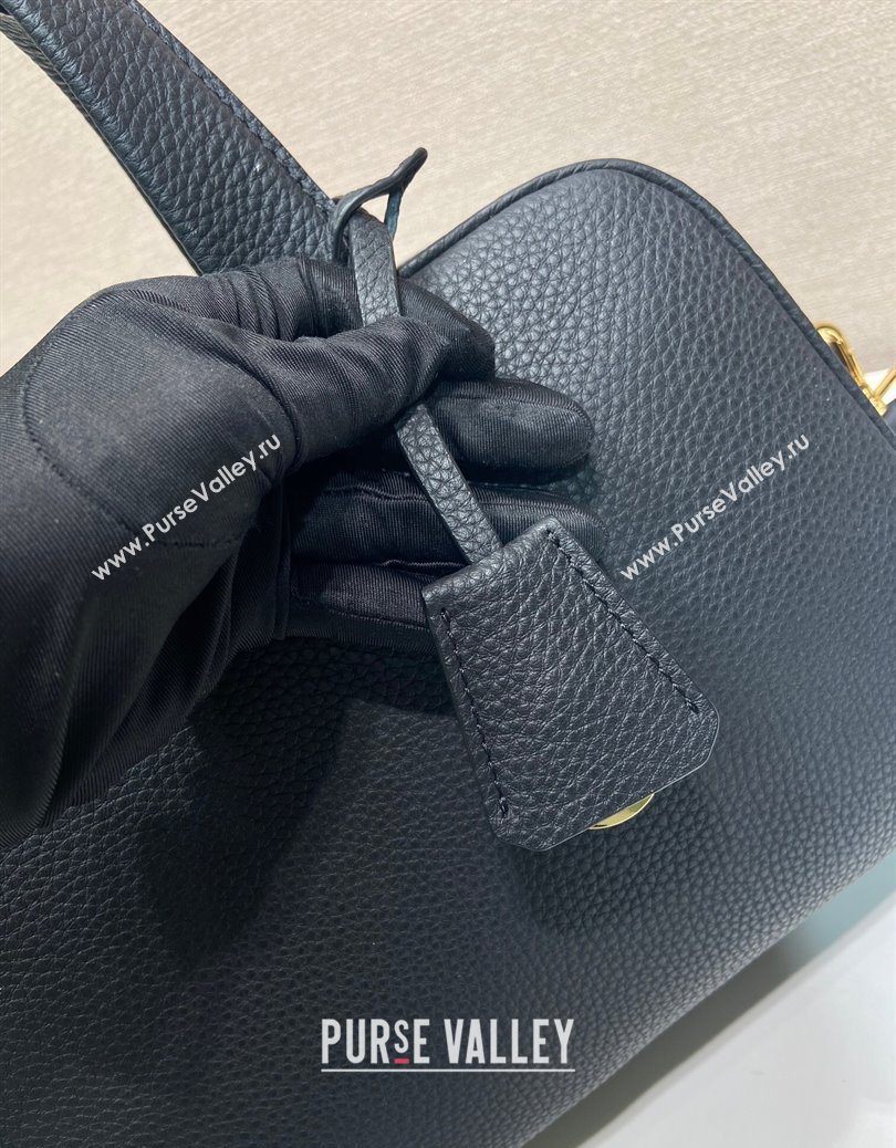 Prada Large leather top-handle bag Black 2025 1BB148 (YZ-251121144)