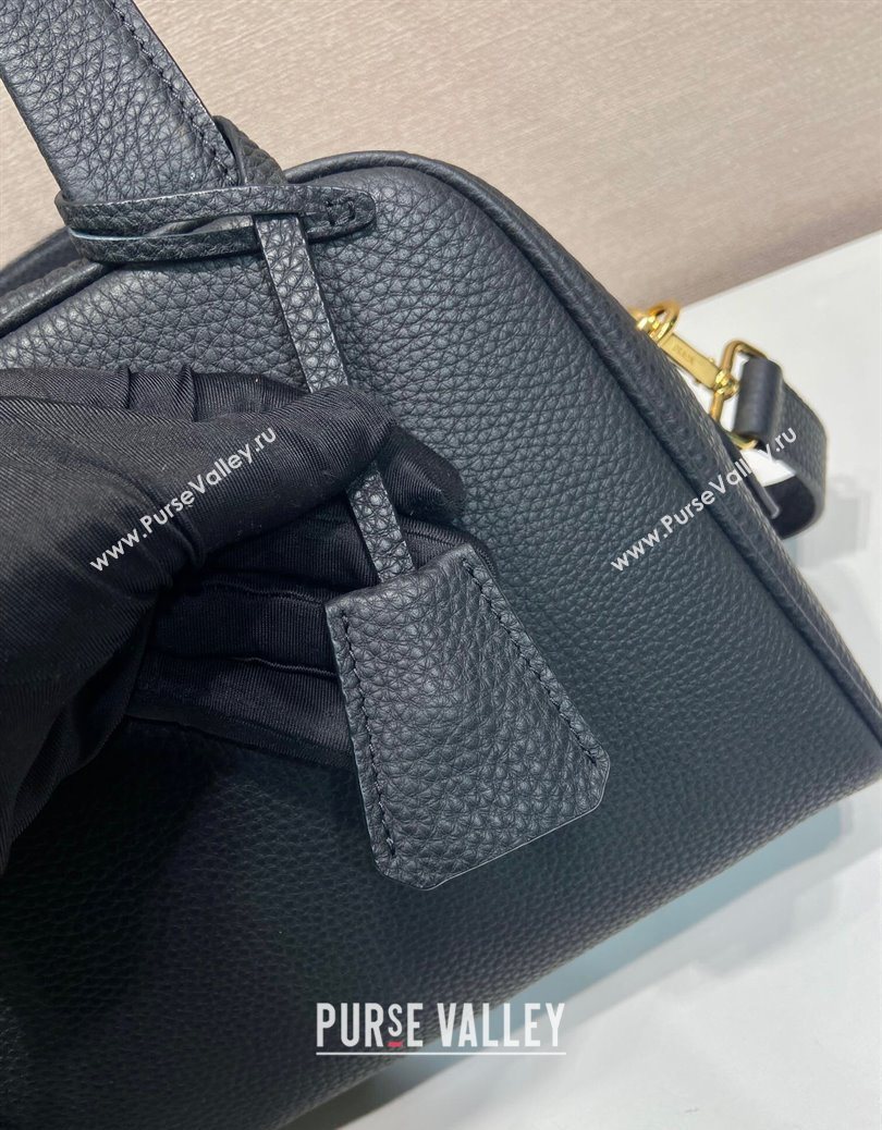 Prada Small leather top-handle bag Black 2025 1BB149 (YZ-251121147)