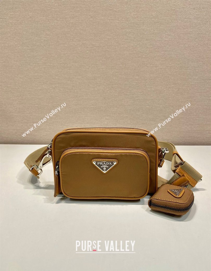 Prada Re-Nylon shoulder bag 2VH172 Brandy Brown 2025 (YZ-251121149)