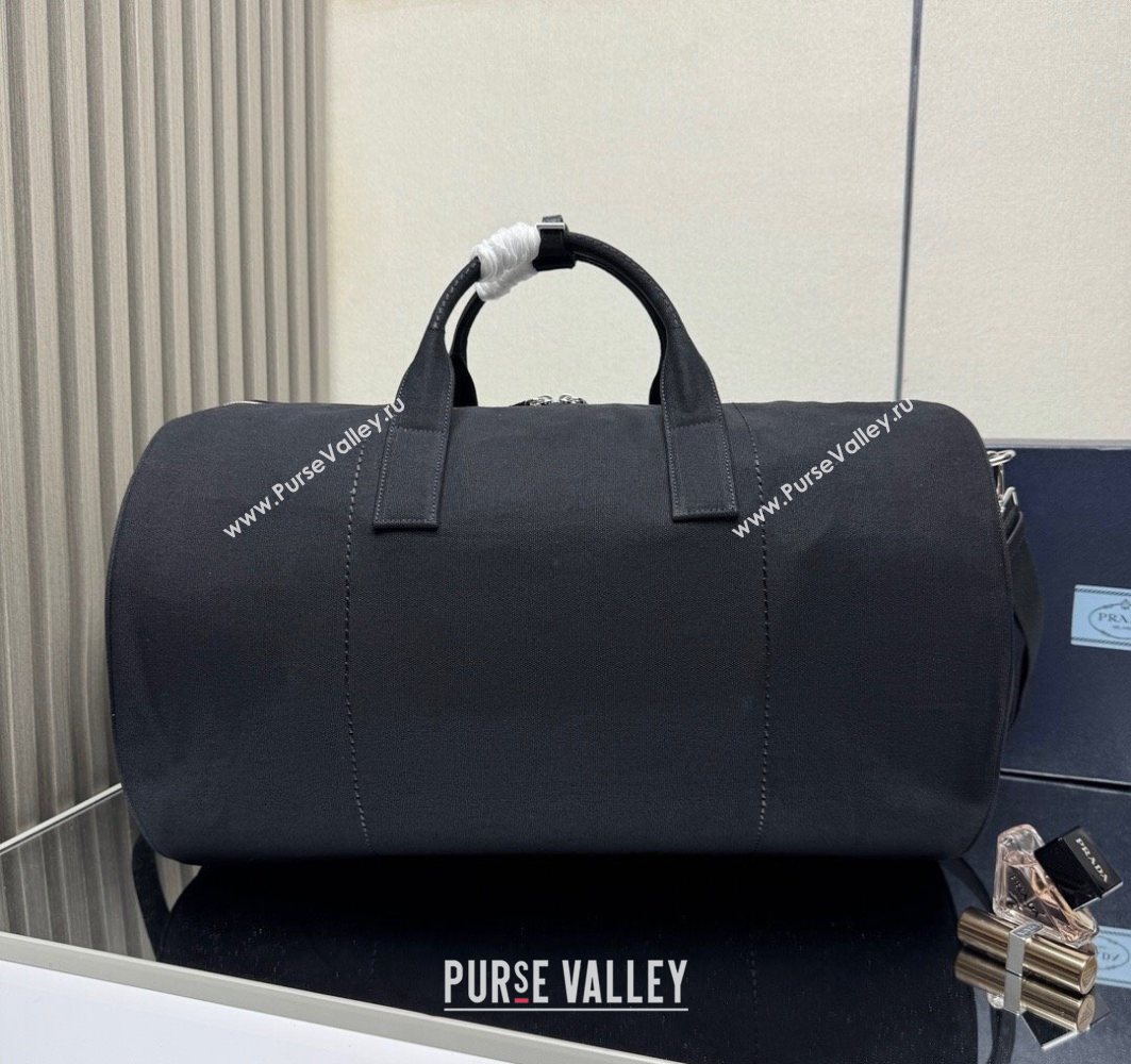 Prada Mens Canvas duffle bag Black 2025 2VC051 (YZ-251122016)