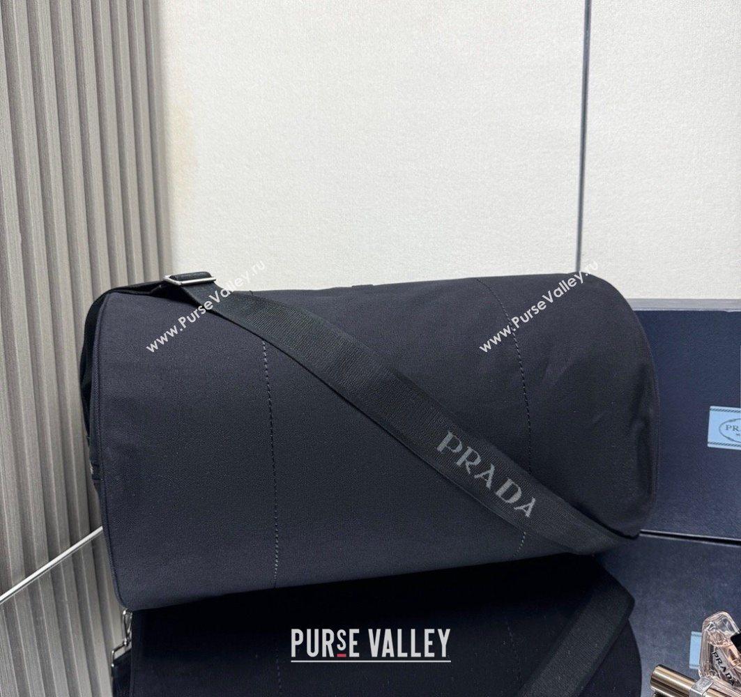 Prada Mens Canvas duffle bag Black 2025 2VC051 (YZ-251122016)