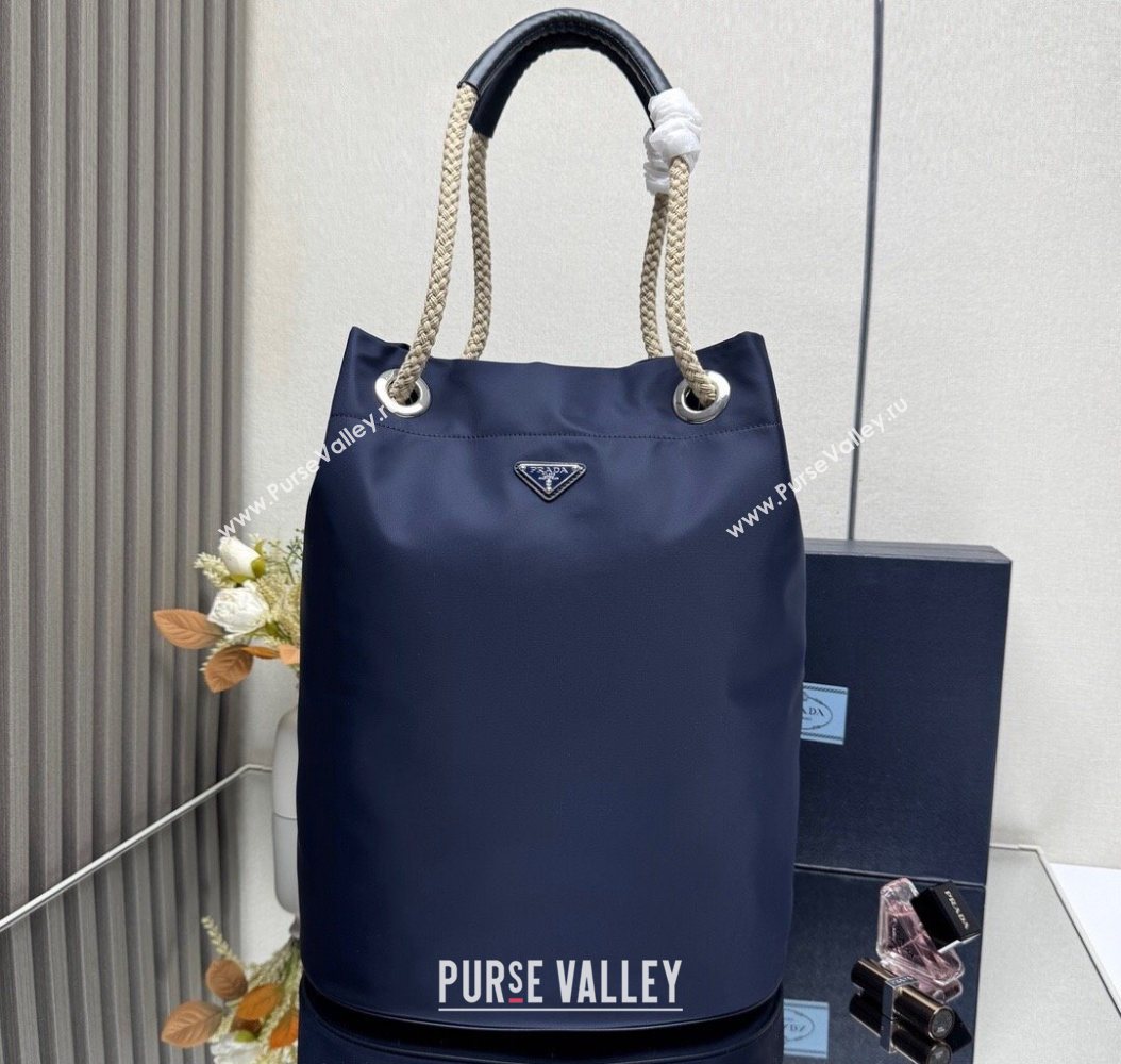 Prada Mens Mariner medium Re-Nylon tote bag Baltic Blue 2025 2VG133 (YZ-251122015)