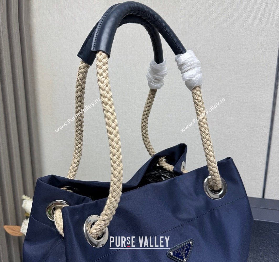 Prada Mens Mariner medium Re-Nylon tote bag Baltic Blue 2025 2VG133 (YZ-251122015)