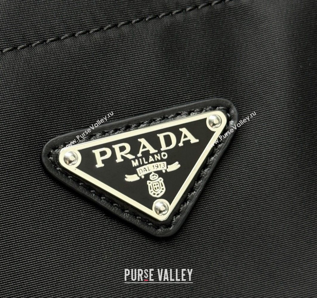 Prada Mens Mariner medium Re-Nylon tote bag Black 2025 2VG133 (YZ-251122014)