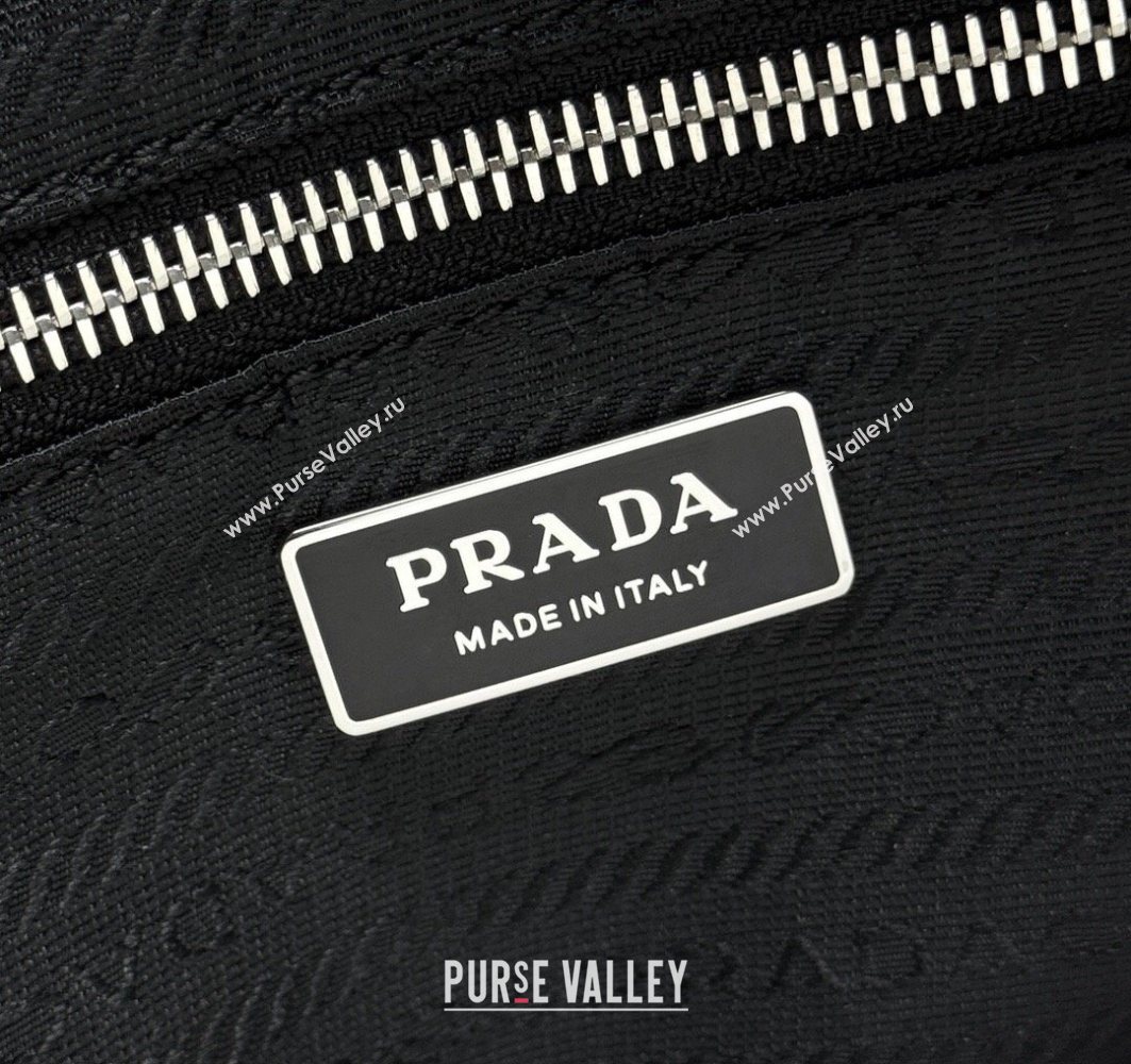 Prada Mens Mariner medium Re-Nylon tote bag Black 2025 2VG133 (YZ-251122014)