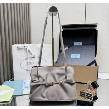 Prada Dada small nappa leather bag Grey 2025 1BG586 (YZ-251122018)