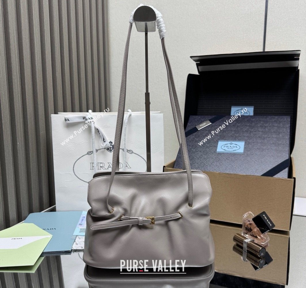 Prada Dada small nappa leather bag Grey 2025 1BG586 (YZ-251122018)