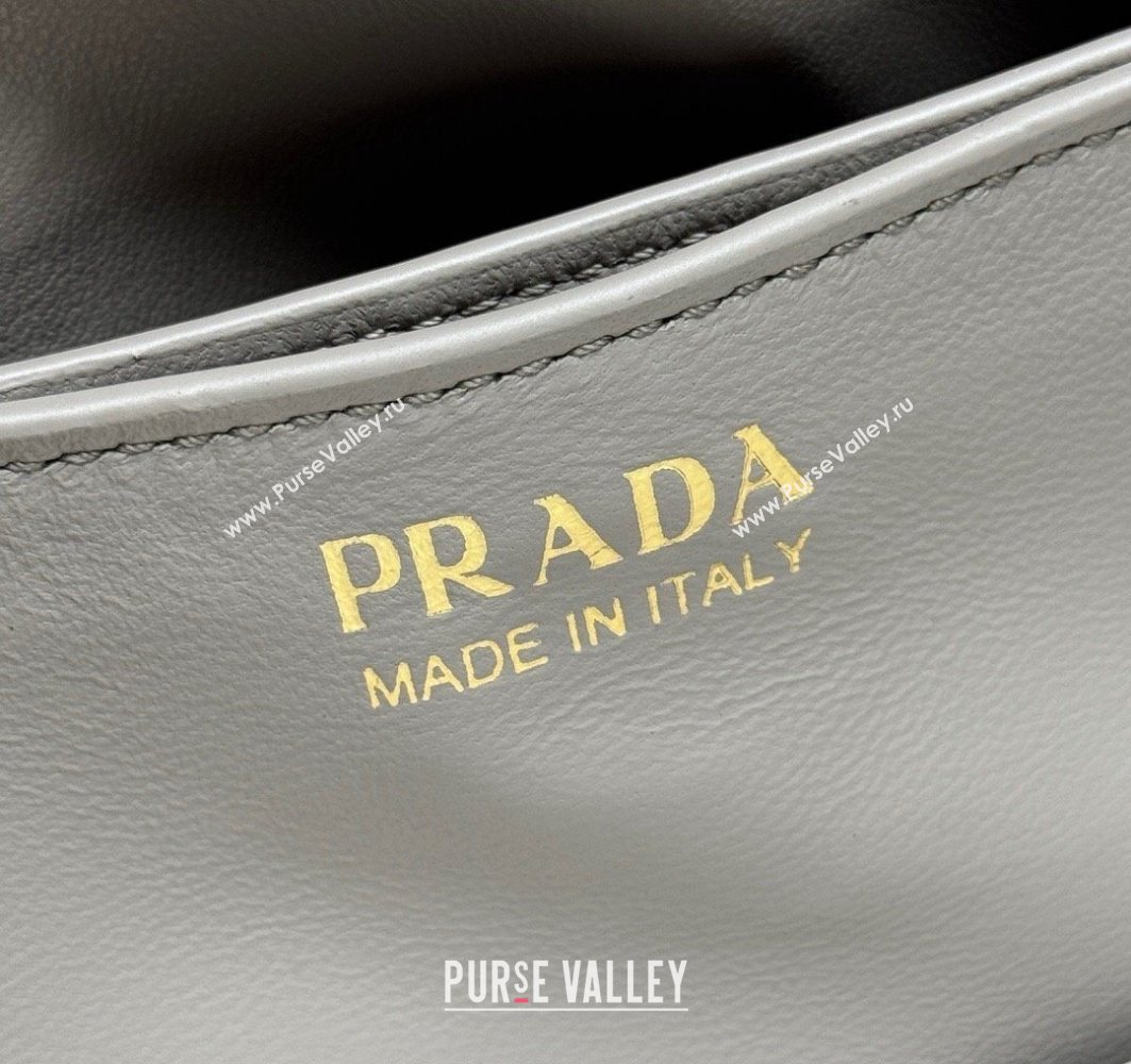 Prada Dada small nappa leather bag Grey 2025 1BG586 (YZ-251122018)