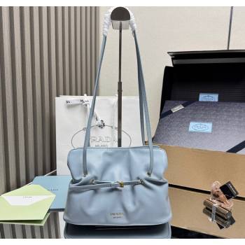 Prada Dada small nappa leather bag Light Blue 2025 1BG586 (YZ-251122019)