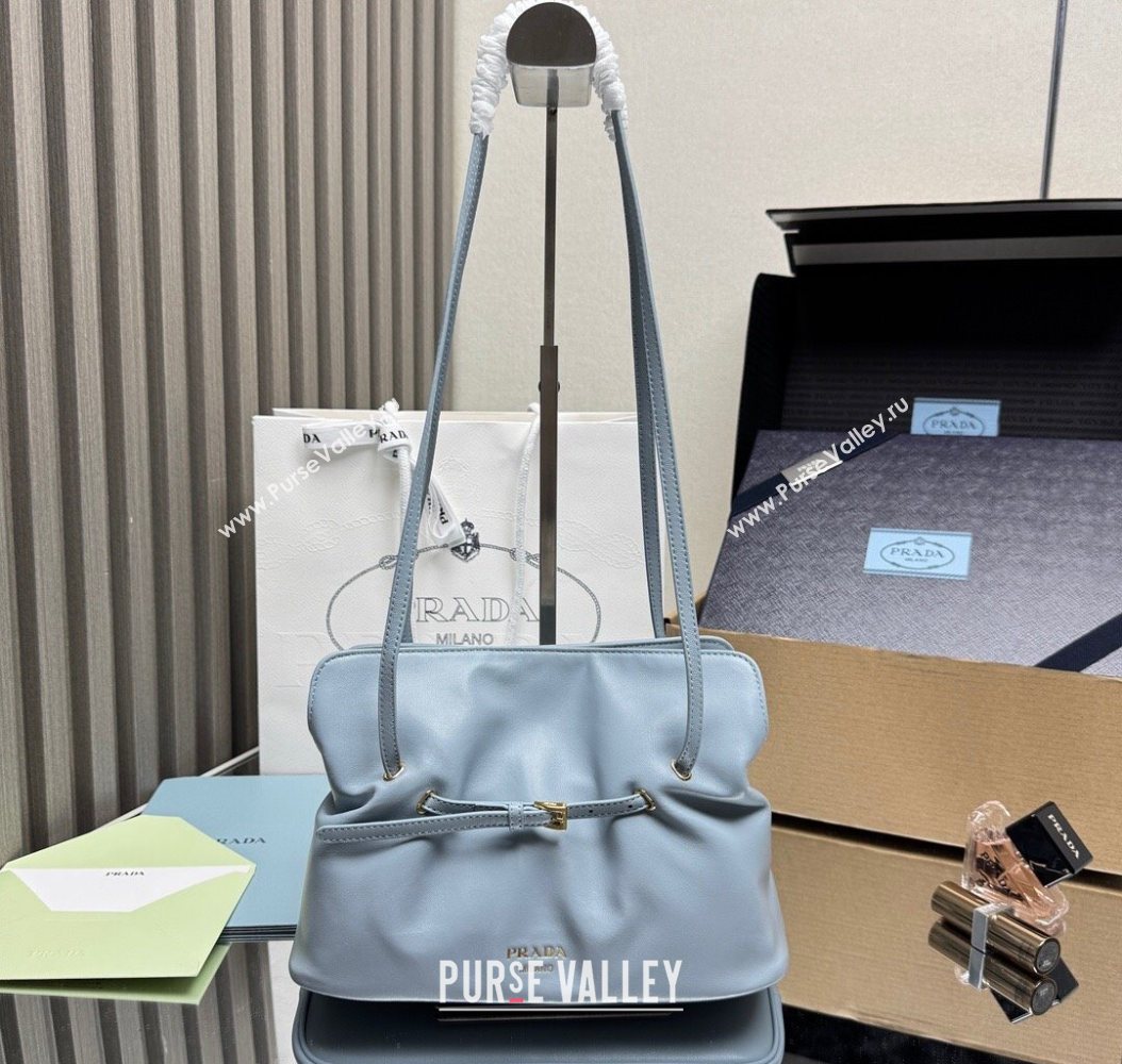 Prada Dada small nappa leather bag Light Blue 2025 1BG586 (YZ-251122019)