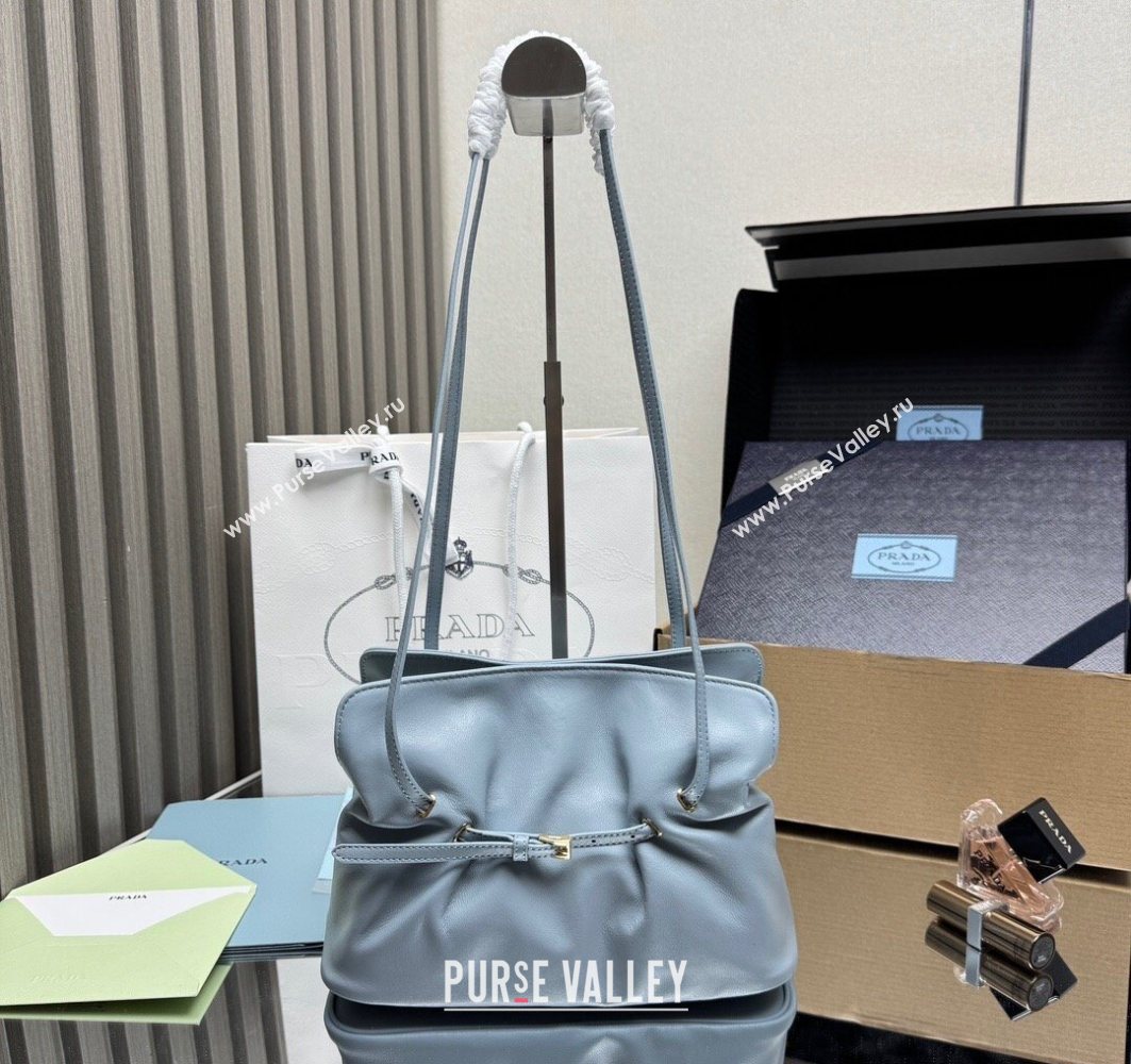 Prada Dada small nappa leather bag Light Blue 2025 1BG586 (YZ-251122019)