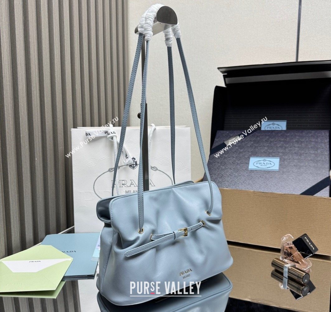 Prada Dada small nappa leather bag Light Blue 2025 1BG586 (YZ-251122019)