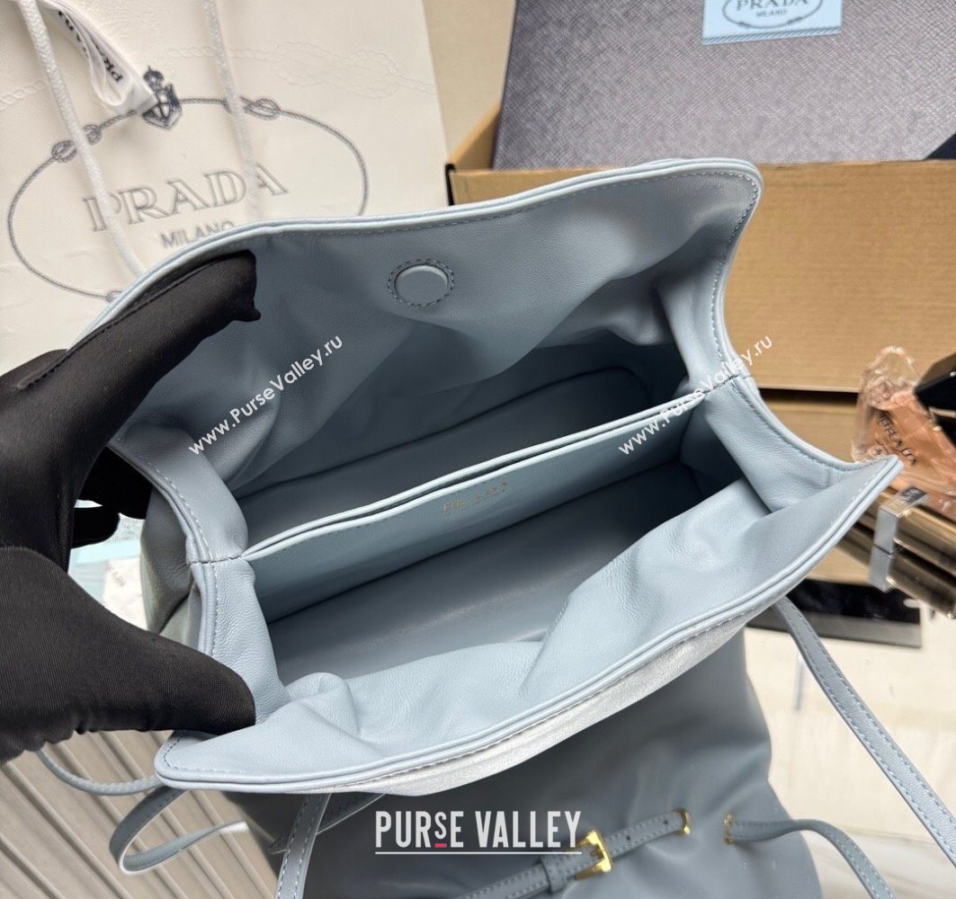 Prada Dada small nappa leather bag Light Blue 2025 1BG586 (YZ-251122019)