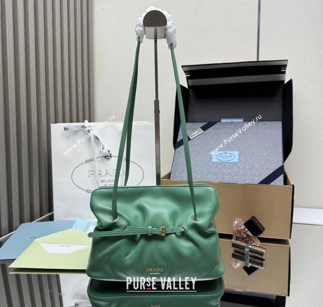 Prada Dada small nappa leather bag Green 2025 1BG586 (YZ-251122020)