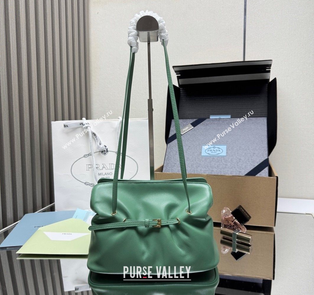 Prada Dada small nappa leather bag Green 2025 1BG586 (YZ-251122020)
