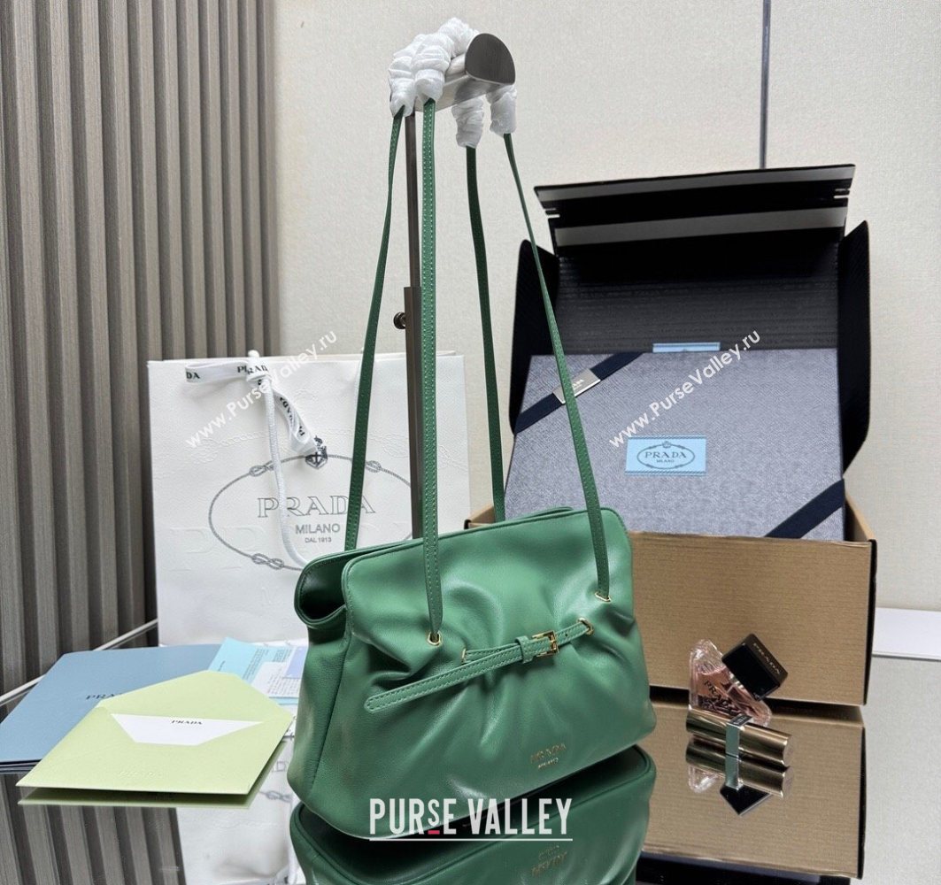 Prada Dada small nappa leather bag Green 2025 1BG586 (YZ-251122020)