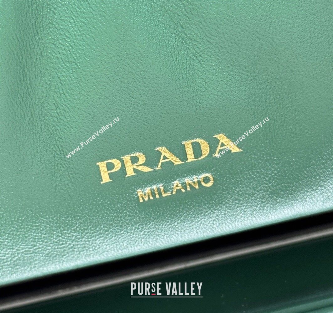 Prada Dada small nappa leather bag Green 2025 1BG586 (YZ-251122020)