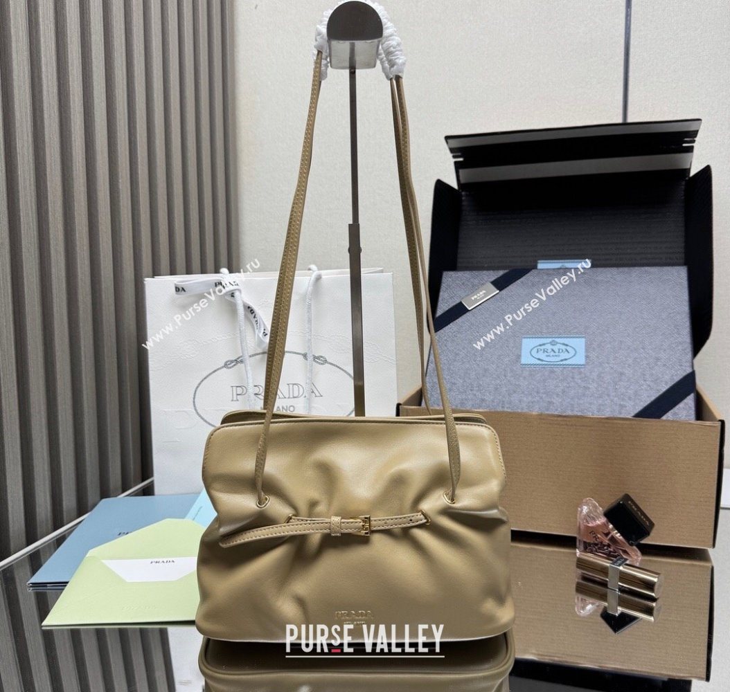 Prada Dada small nappa leather bag Beige 2025 1BG586 (YZ-251122021)