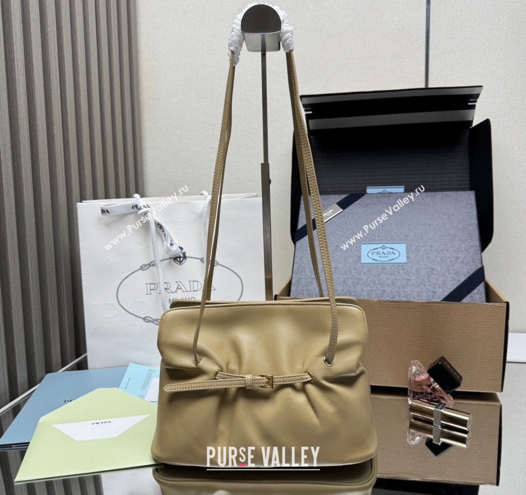 Prada Dada small nappa leather bag Beige 2025 1BG586 (YZ-251122021)