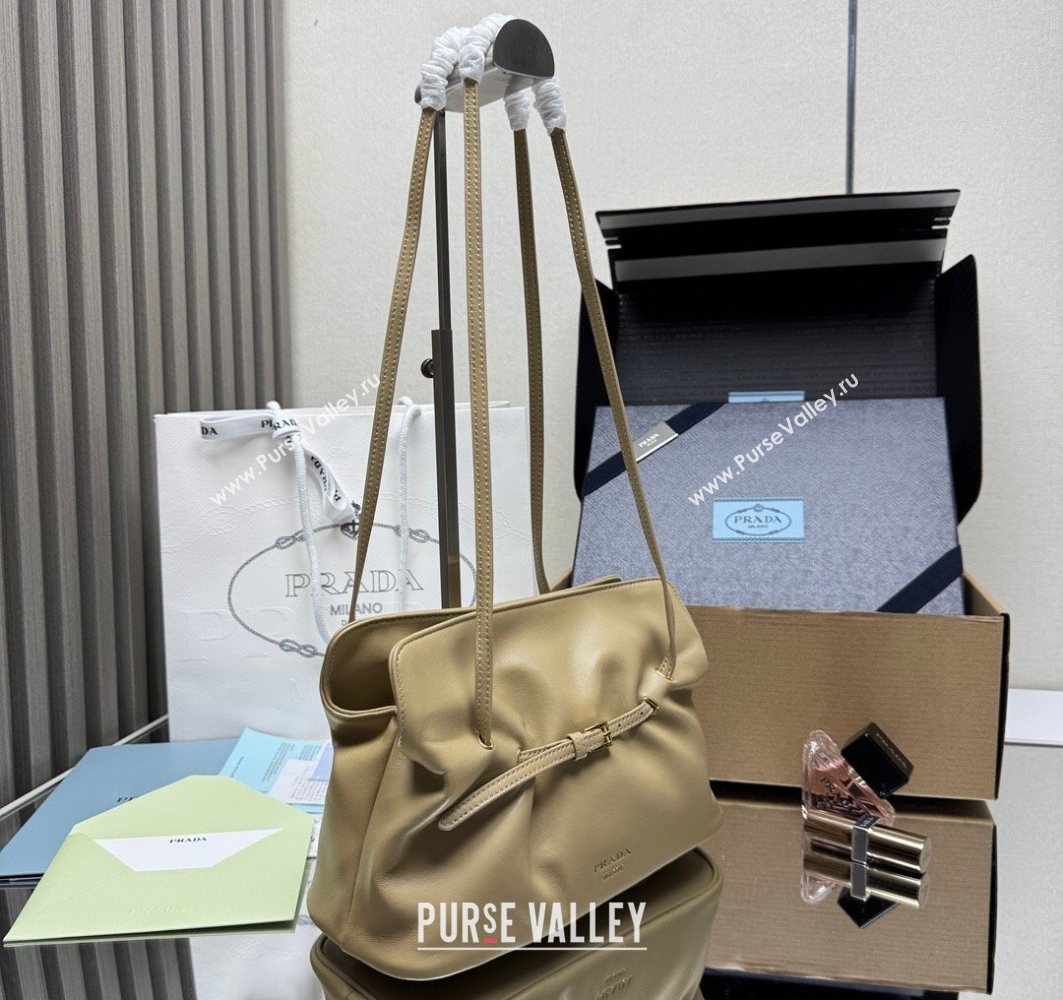 Prada Dada small nappa leather bag Beige 2025 1BG586 (YZ-251122021)