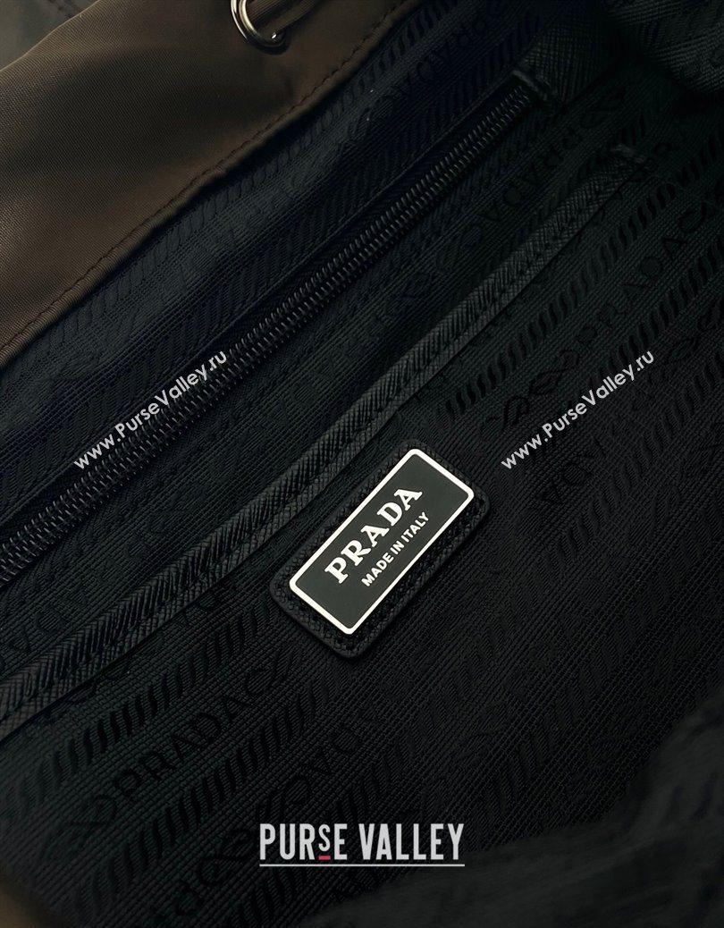 Prada Mens Re-Nylon backpack bag Burnt Brown 2025 2VZ110 (YZ-251122023)