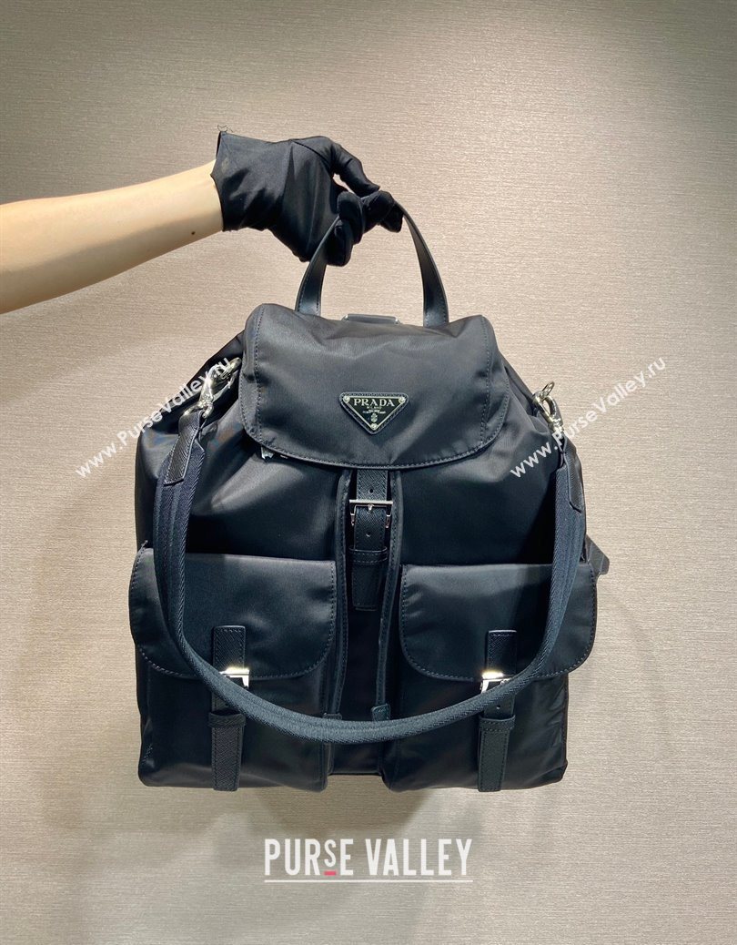 Prada Mens Re-Nylon backpack bag Black 2025 2VZ110 (YZ-251122024)