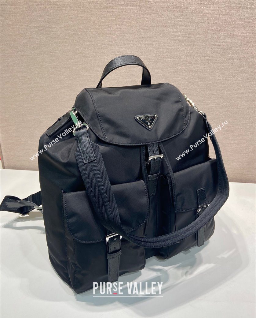 Prada Mens Re-Nylon backpack bag Black 2025 2VZ110 (YZ-251122024)