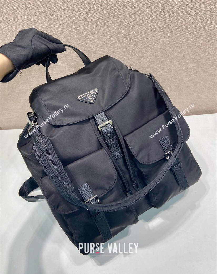 Prada Mens Re-Nylon backpack bag Black 2025 2VZ110 (YZ-251122024)