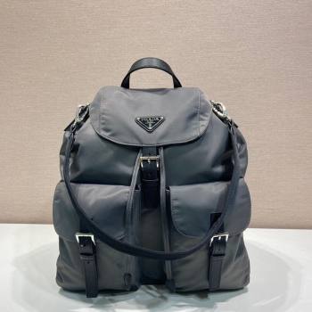 Prada Mens Re-Nylon backpack bag Grey 2025 2VZ110 (YZ-251122025)