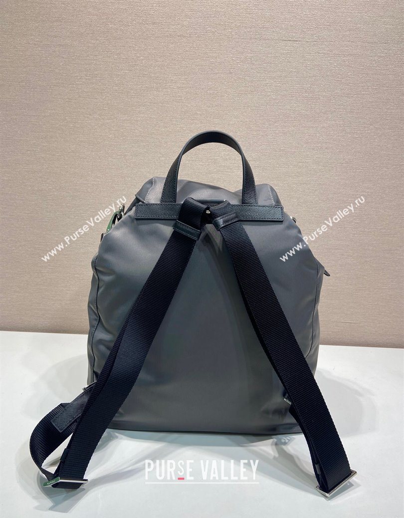 Prada Mens Re-Nylon backpack bag Grey 2025 2VZ110 (YZ-251122025)