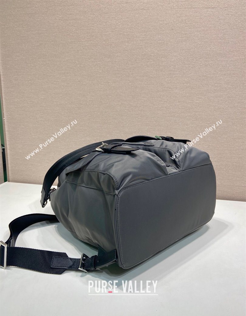 Prada Mens Re-Nylon backpack bag Grey 2025 2VZ110 (YZ-251122025)