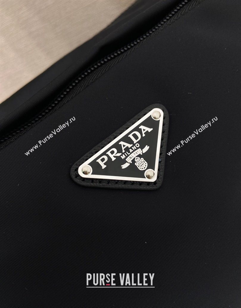 Prada Mens Medium Re-Nylon and Saffiano leather shoulder bag Black 2025 2VH192 (YZ-251122026)
