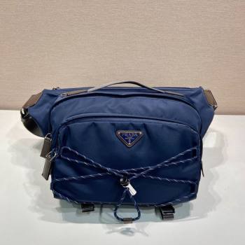 Prada Speedrock Re-Nylon and leather shoulder bag Blue 2025 2VH201 (YZ-251122027)