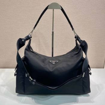 Prada Mens Explore Re-Nylon and leather bag Black 2025 2VH204 (YZ-260410082)