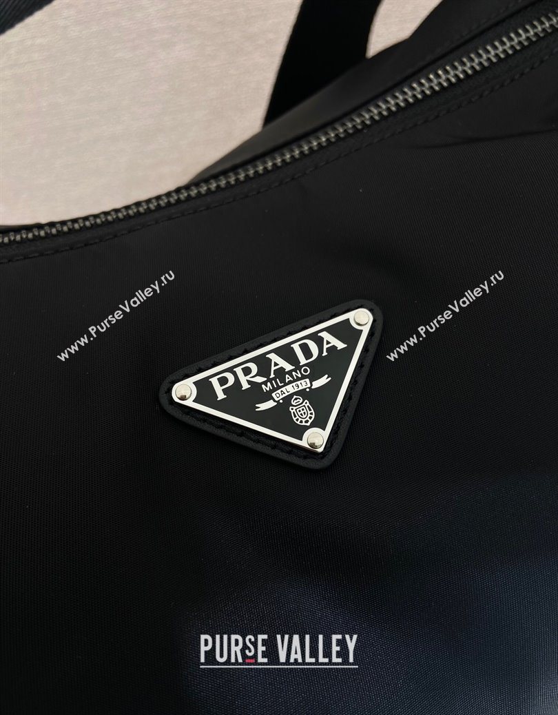 Prada Mens Explore Re-Nylon and leather bag Black 2025 2VH204 (YZ-251122030)