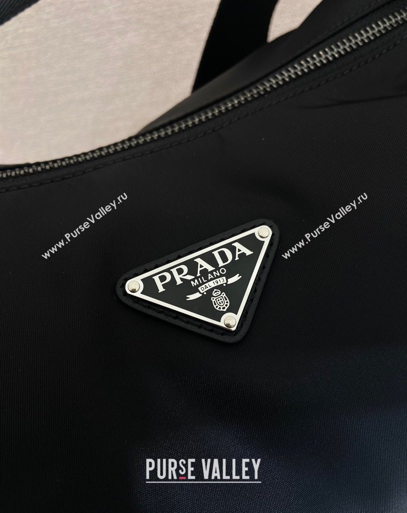 Prada Mens Explore Re-Nylon and leather bag Black 2025 2VH204 (YZ-260410082)
