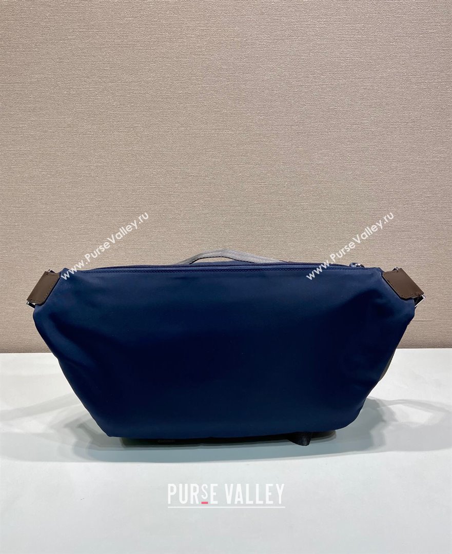Prada Speedrock Re-Nylon and leather shoulder bag Blue 2025 2VH201 (YZ-251122027)
