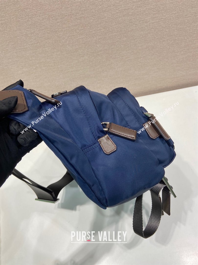 Prada Speedrock Re-Nylon and leather shoulder bag Blue 2025 2VH201 (YZ-251122027)