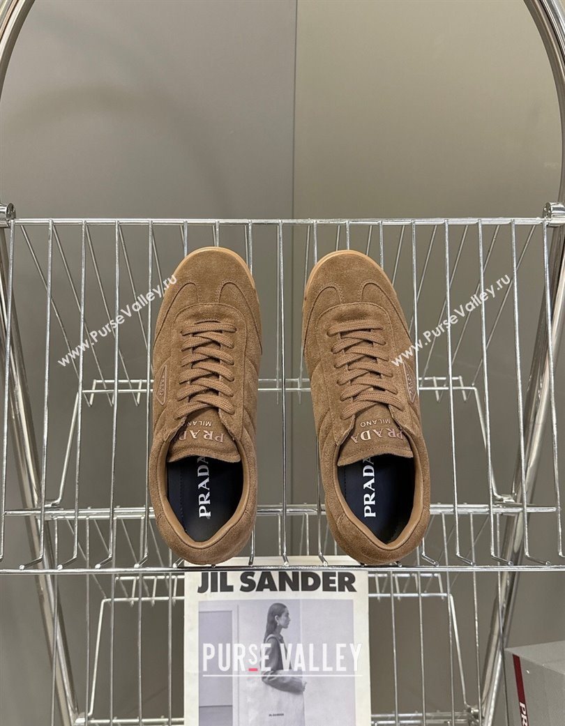 Prada Suede Sneakers Brown 2025 PR120605 (KL-251206028)