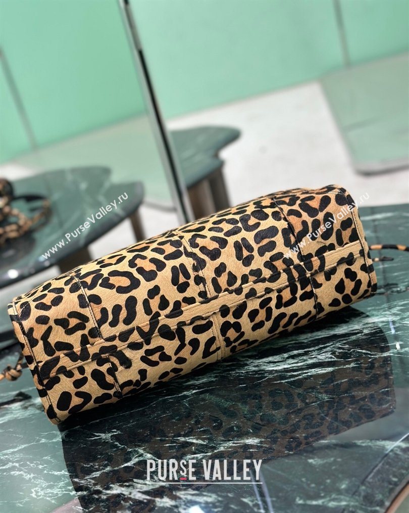 Prada Bonnie large Leopard Print handbag 1BA433 2025 (YZ-260123009)