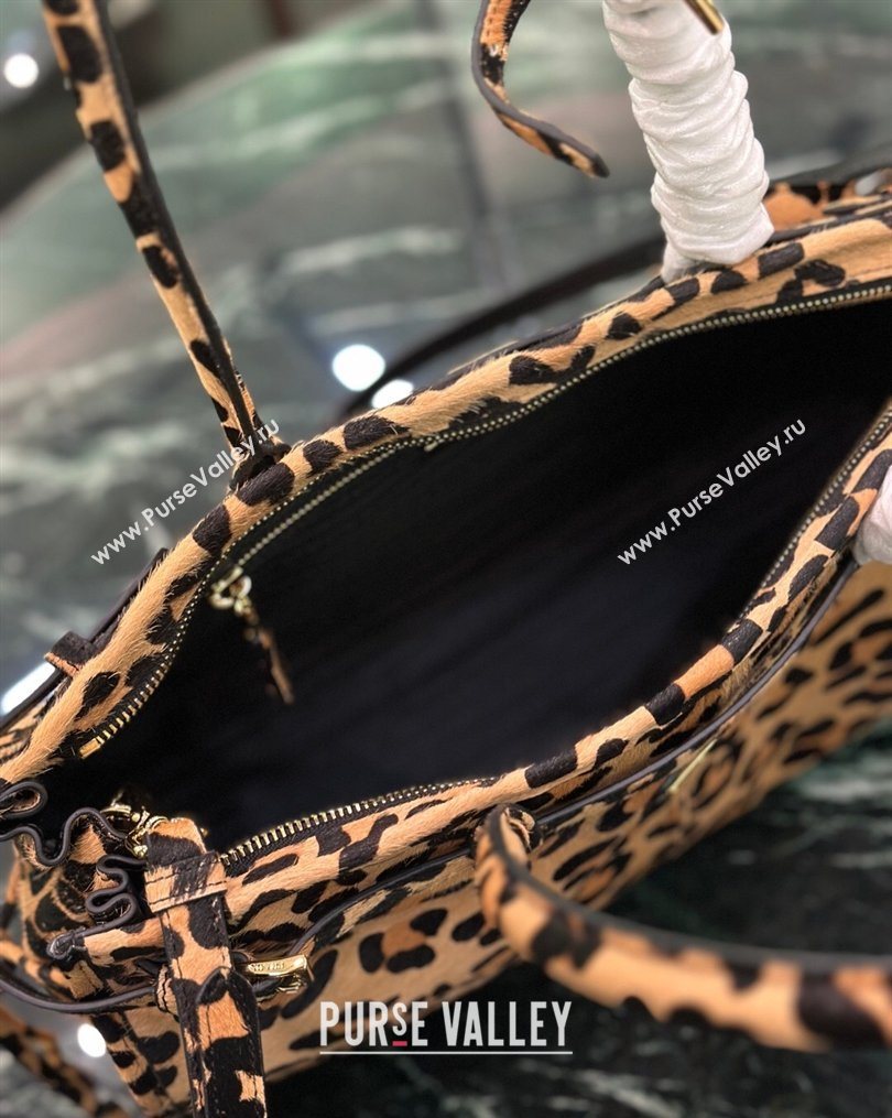 Prada Bonnie large Leopard Print handbag 1BA433 2025 (YZ-260123009)
