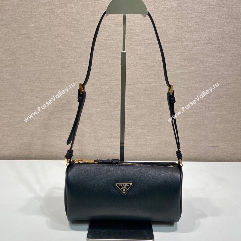 Prada Leather pouch bag Black 2026 1BC239 (YZ-260123045)
