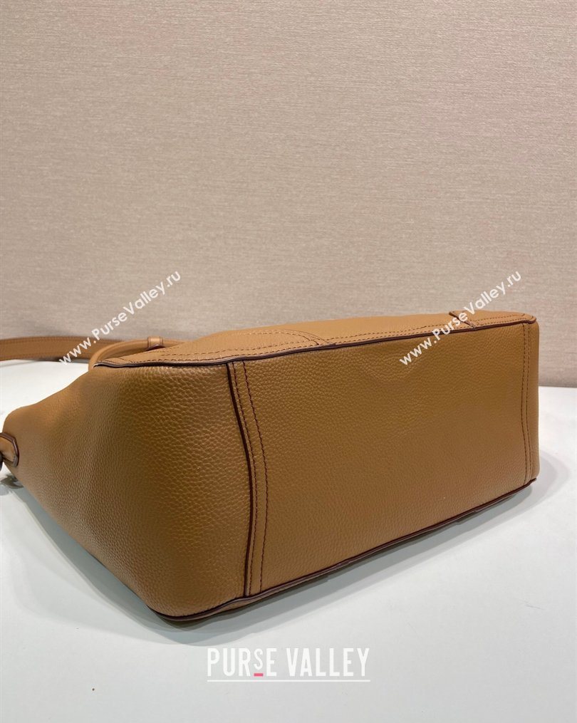 Prada Large leather tote bag Brown 2026 1BG602 (YZ-260123034)
